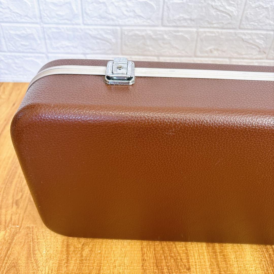 高級　三味線　専用　ハードケース　和楽器ケース　ハード　レザー調　ブラウン