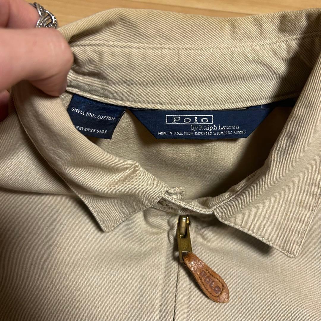 【USA製三角タグ】Ralph Lauren スイングトップ ベージュ