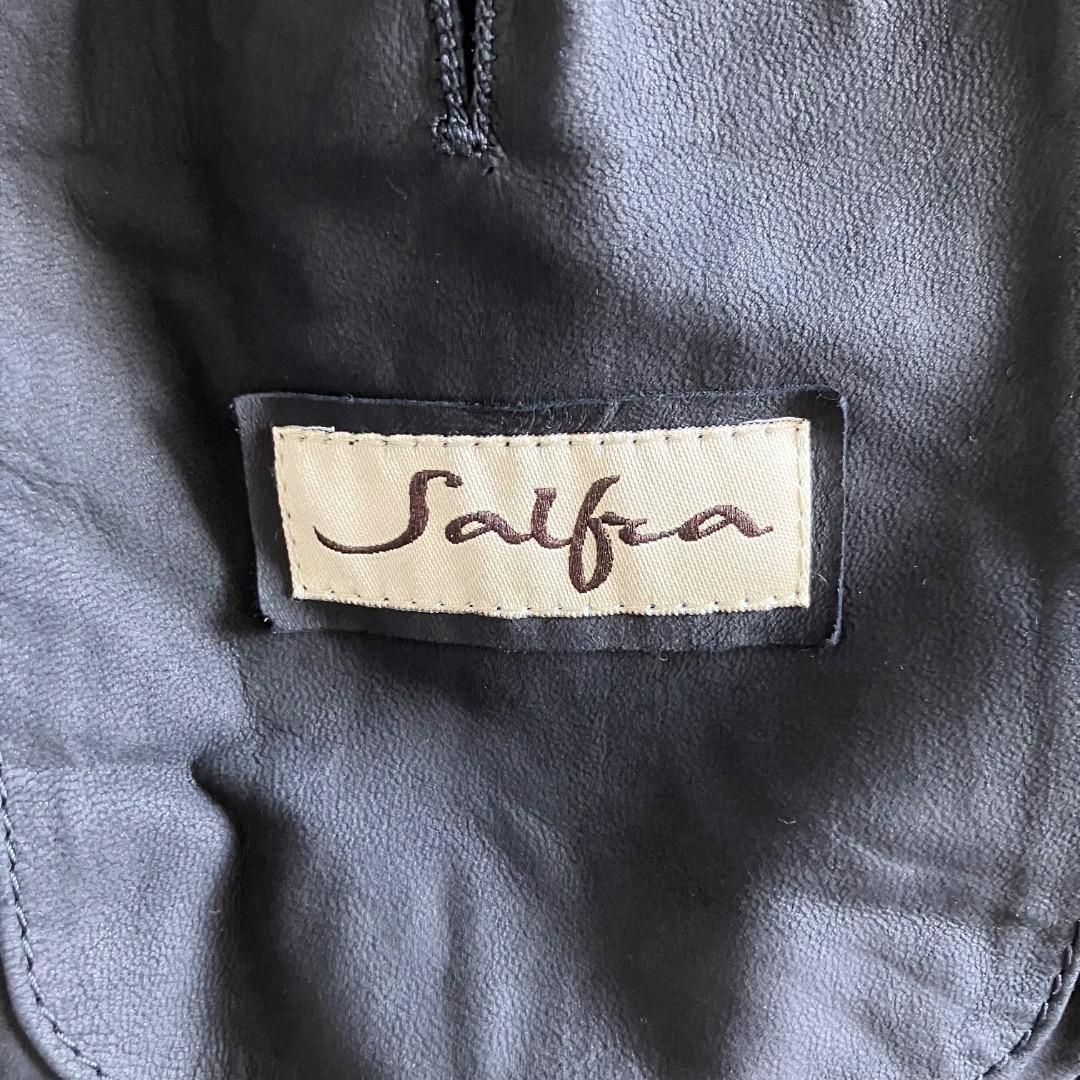 サルフラ　46 ジャケット　スウェード　Salfra ネイビー　Valstar