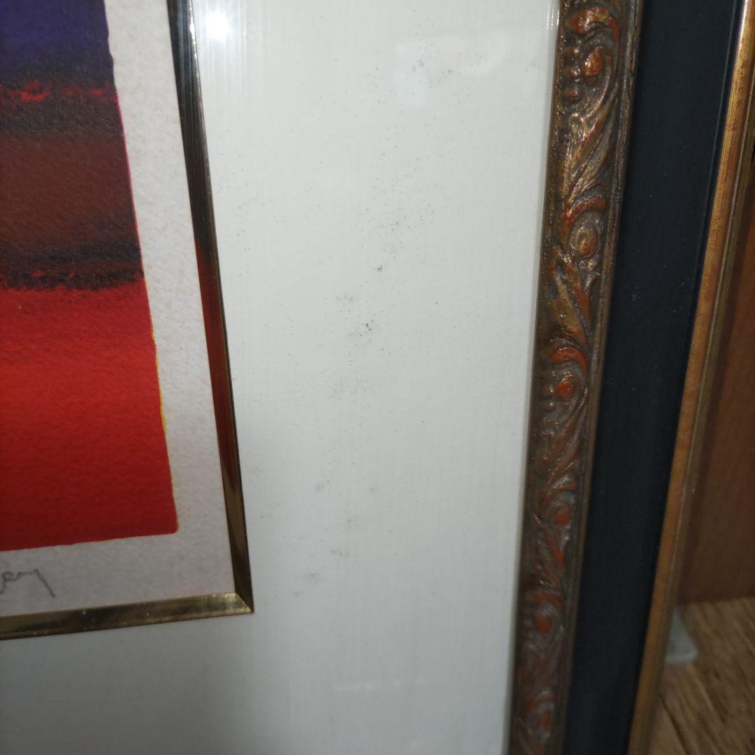 ロジェ・ボナフェ 「糸杉」 リトグラフ 23/180 直筆サイン