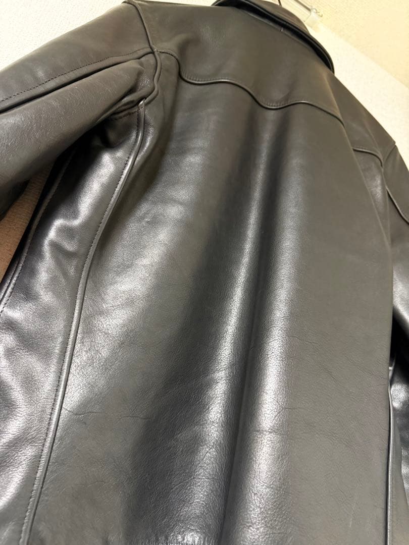 schott×united arrowsレザーシングルライダース 38