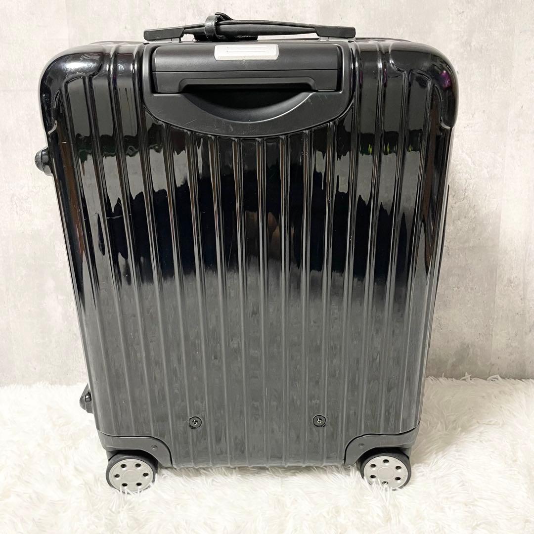 【美品】リモワ サルサデラックス 52L ブラック 4輪 スーツケース