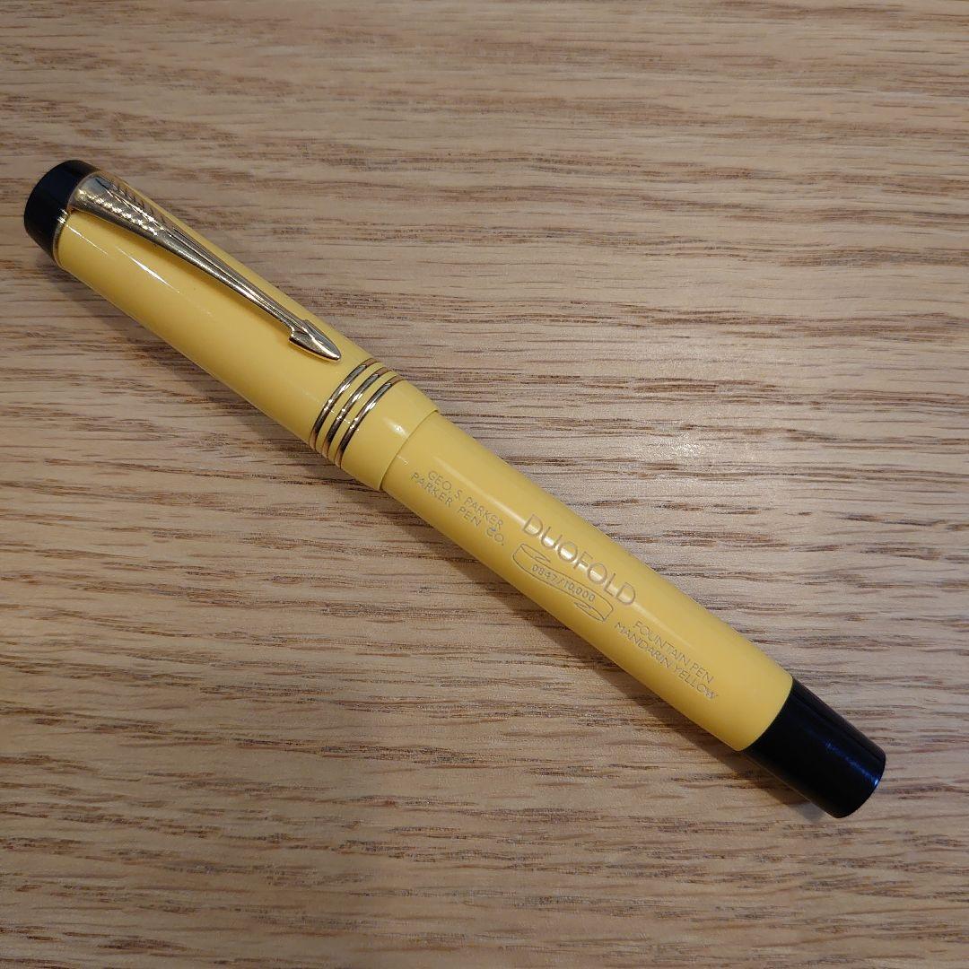 【PARKER】DUOFOLD イエロー 万年筆