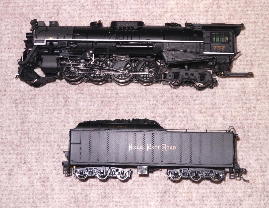 HOゲージ 蒸気機関車 MTH 2-8-4 Berkshire (DCC)