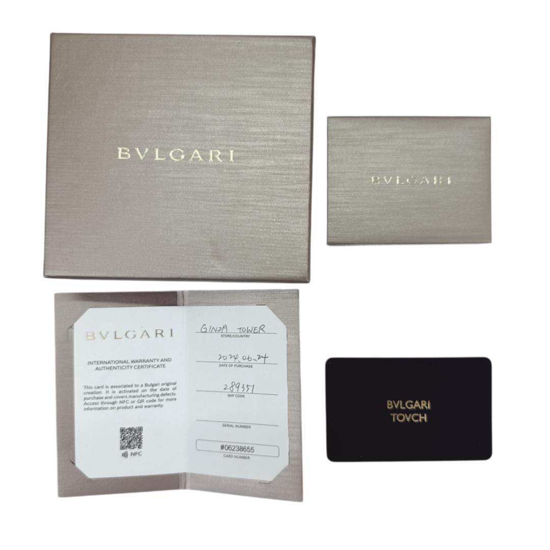 BVLGARI 三つ折り財布 コンパクトウォレット 289351 カルングスキン