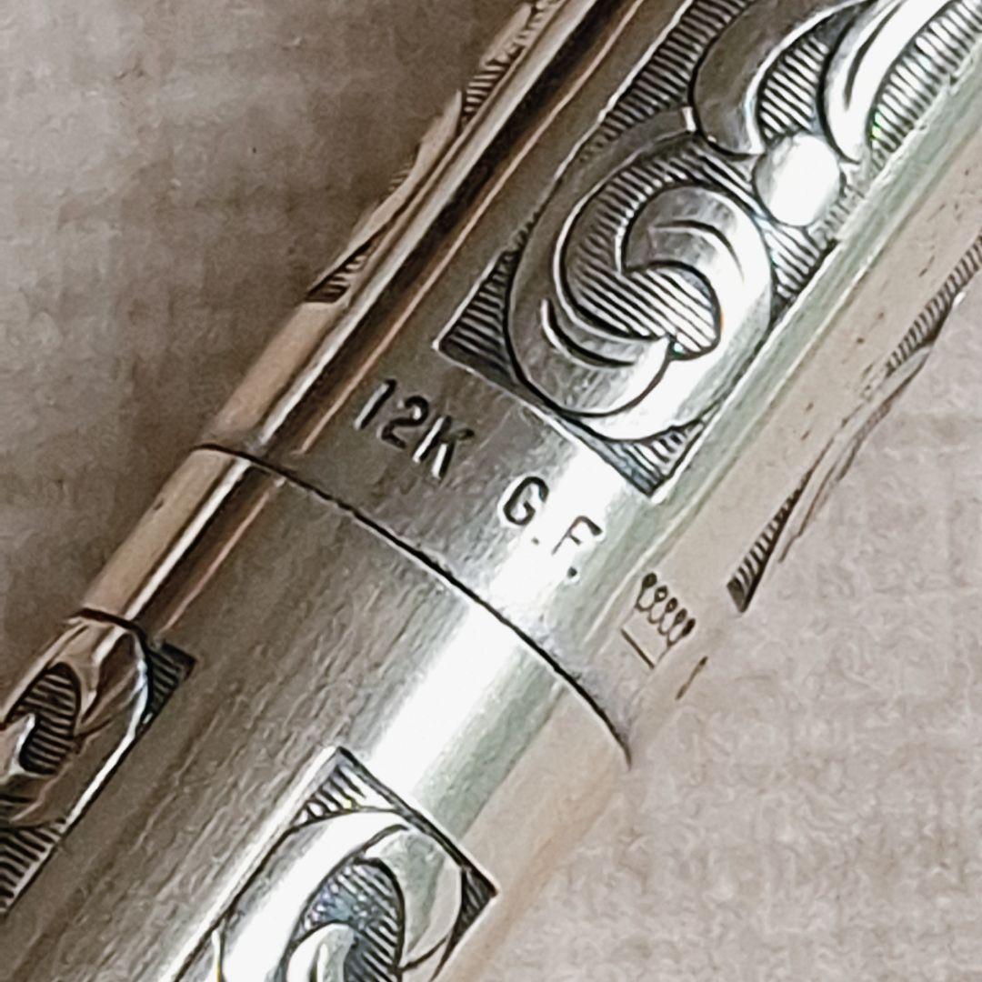 シェーファー　ゴールドヴィンテージ　ペンシル　葡萄柄　12金張　0.9mm芯