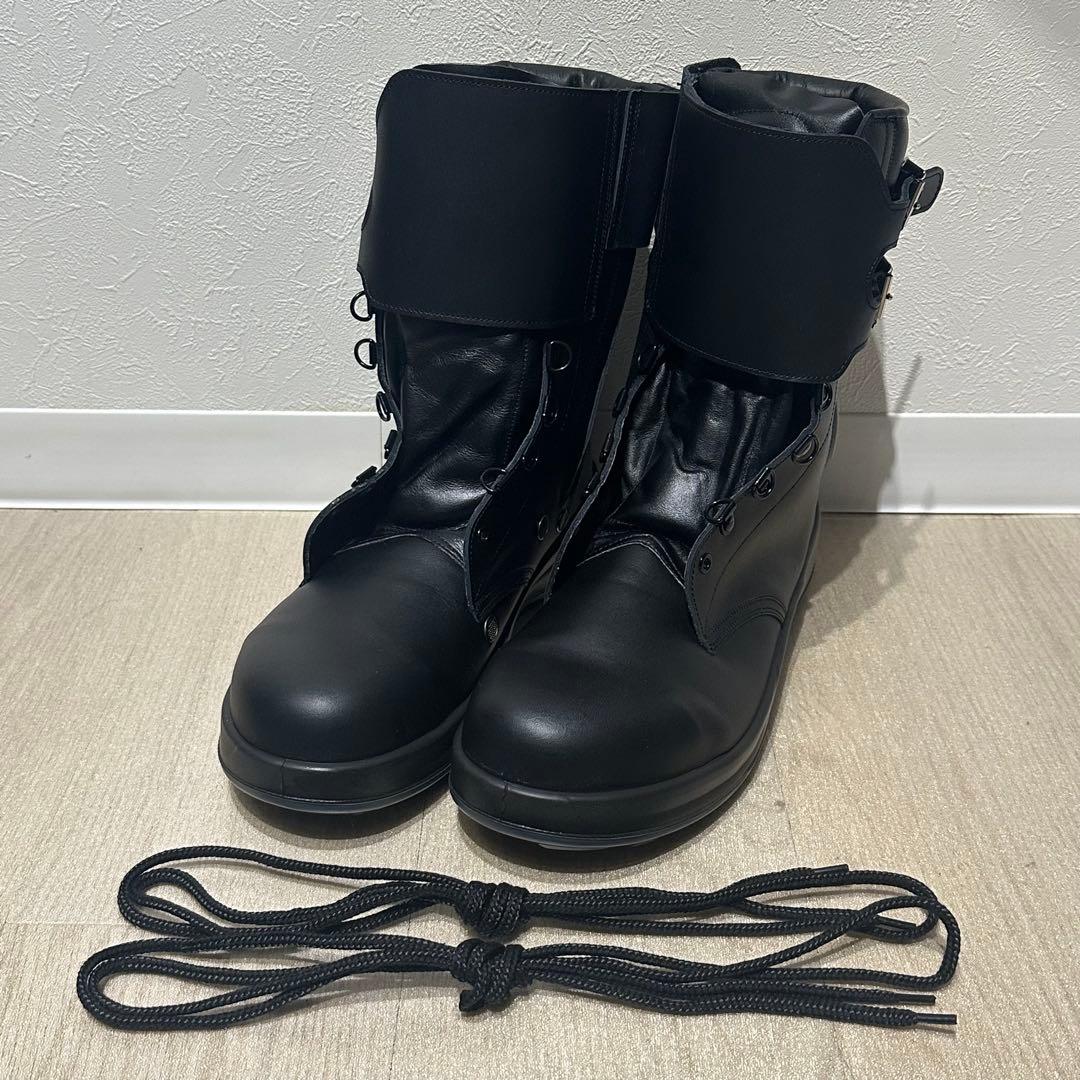 機動隊 出動靴 安全靴 半長靴 ブーツ 警察グッズ 靴 シモン 28.0cm