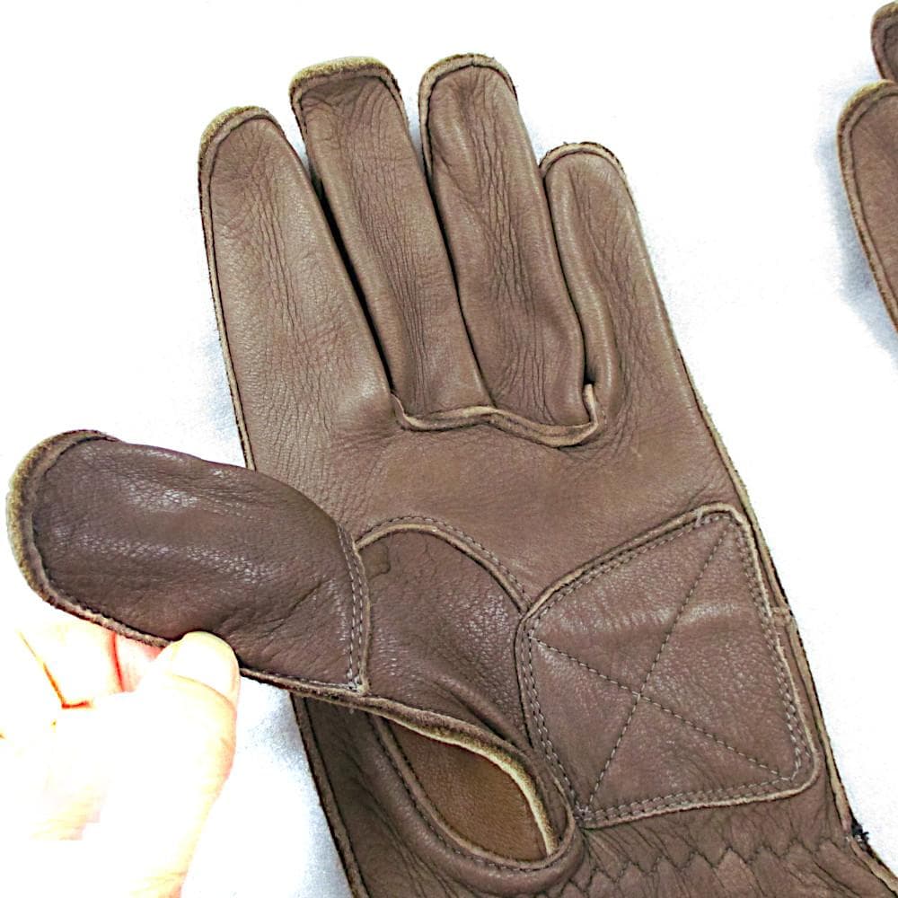 屋島工房 ブラウン レザーグローブ Lサイズ