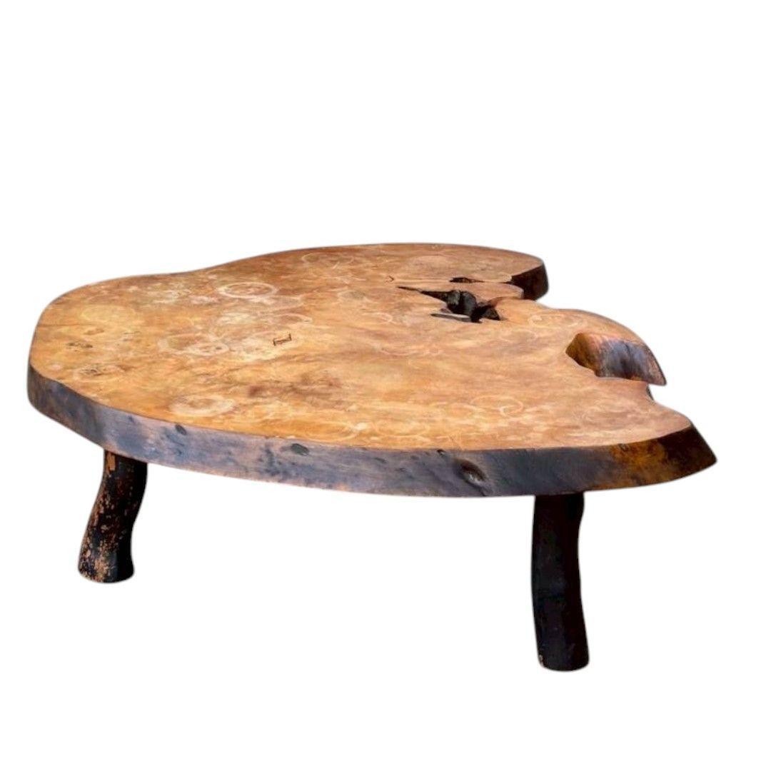 無垢一枚板　ローテーブル