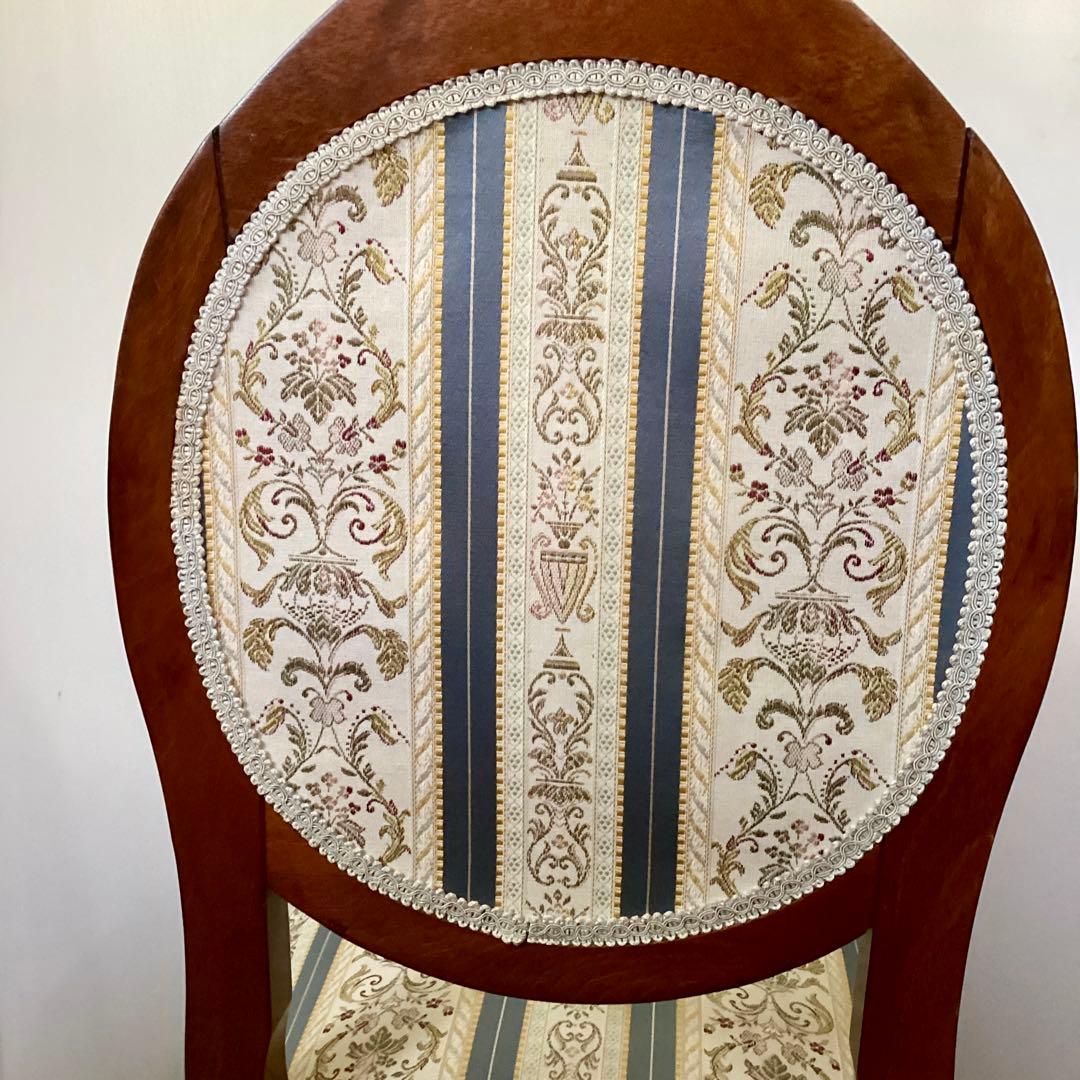 イタリア アンティーク ドールチェア ダイニングチェア 椅子 ロココ 姫系