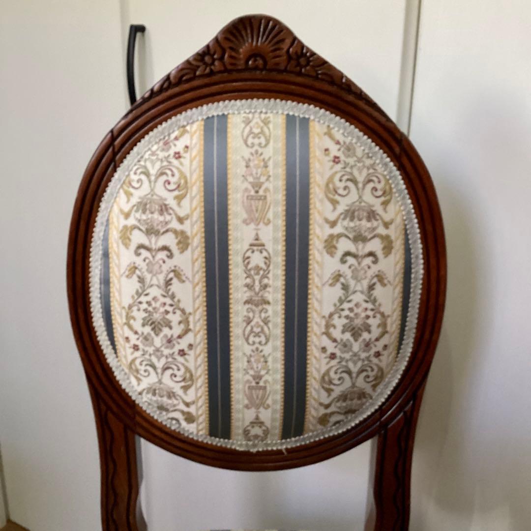 イタリア アンティーク ドールチェア ダイニングチェア 椅子 ロココ 姫系