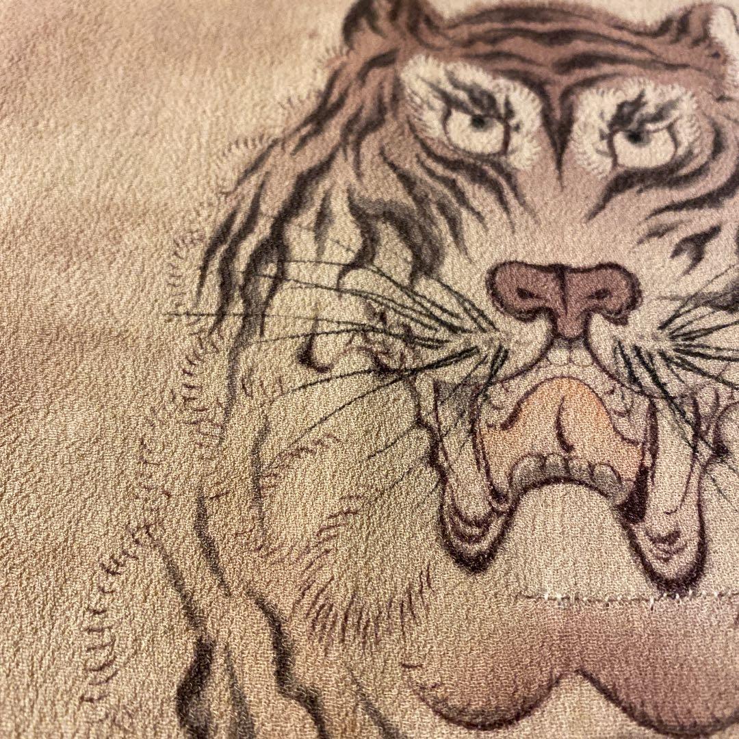 ブィンテージ江戸ちりめん手描き長襦袢