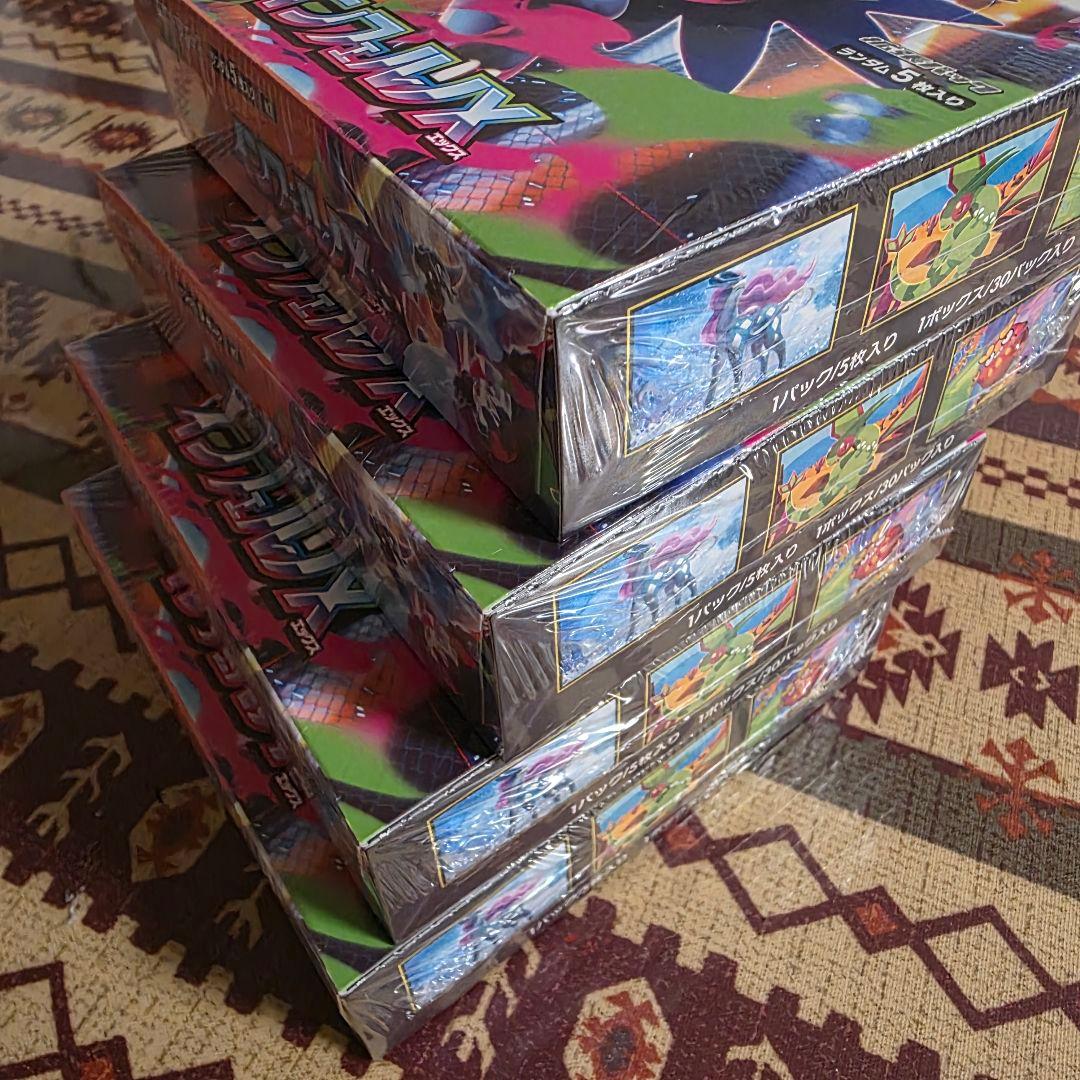 ポケモンカード　インフェルノX　4BOX　シュリンク付き
