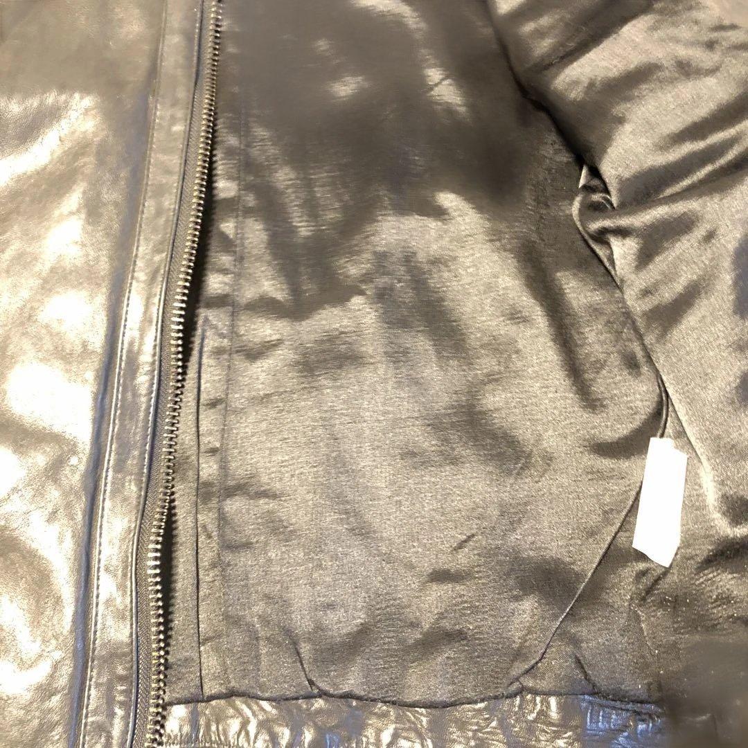 AMERICAN RAG CIEシープレザーヴィンテージ加工ライダース黒2サイズ