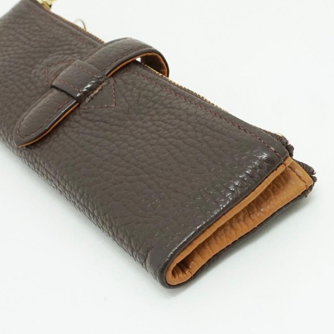 C COMPANY レザー ペンケース ダークブラウン