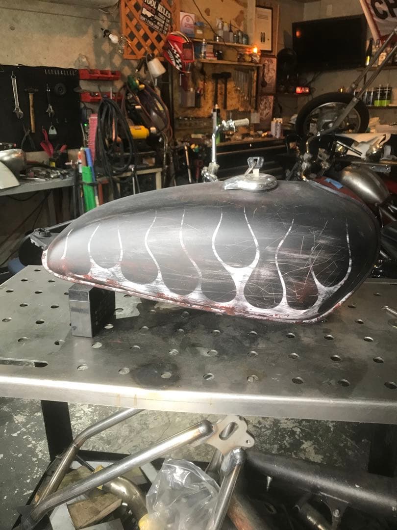 SR400 エイジングペイント