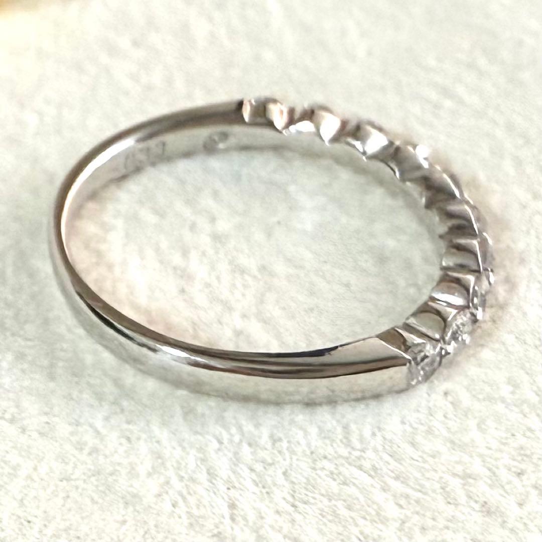 ヴァンドーム青山 ハーフエタニティ　ダイヤモンド リング プラチナ 0.33ct