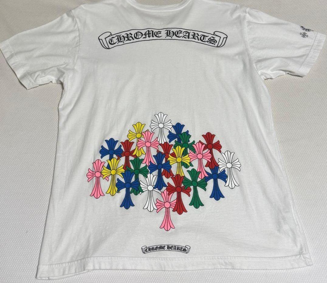 Chrome Hearts カラフル十字架Tシャツ