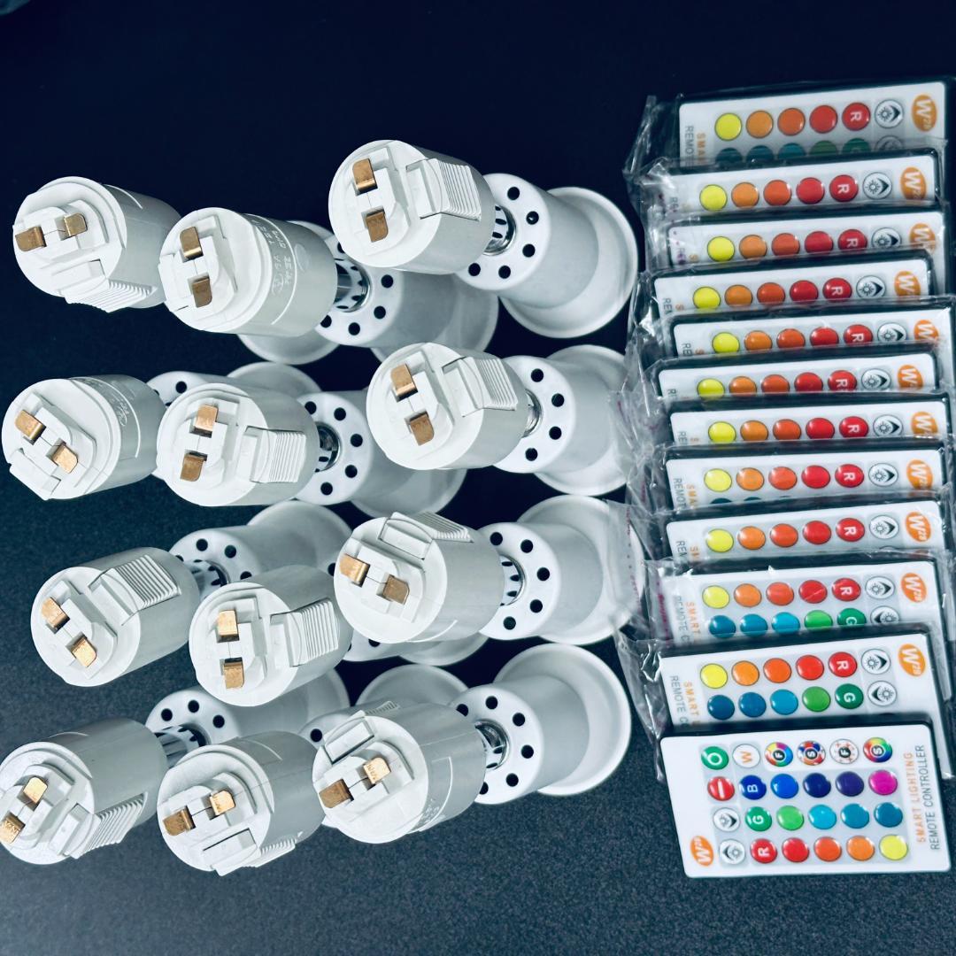 12個セット リモコン付き ダクトレール スポットライト 調光調色 40W