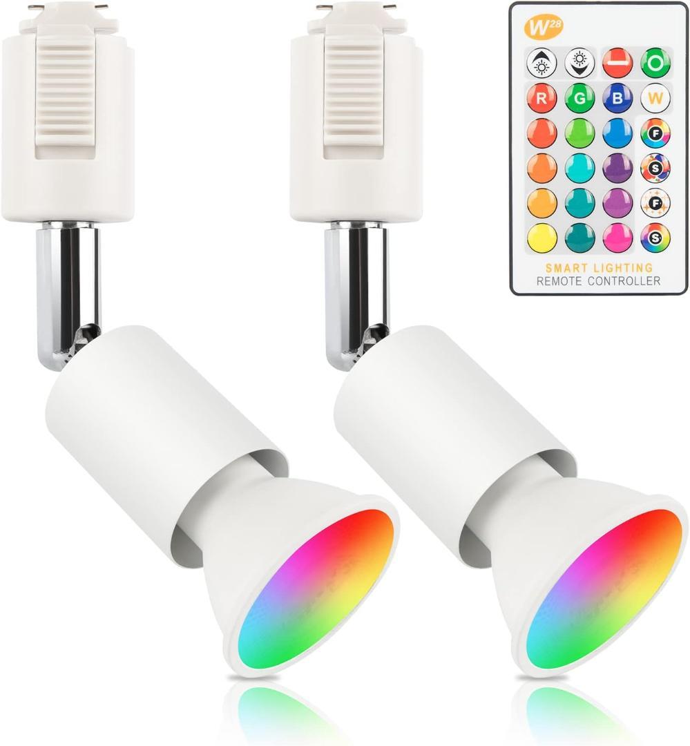 12個セット リモコン付き ダクトレール スポットライト 調光調色 40W