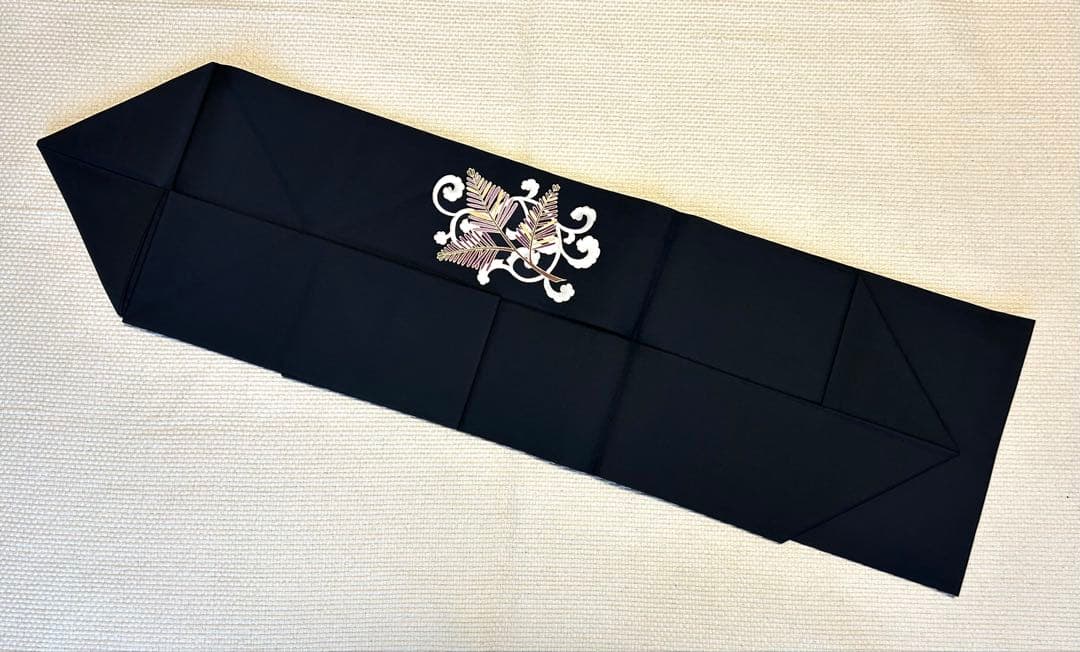 《専用出品でございます》菱健　糸目友禅　九寸名古屋帯　桐壺　五泉　塩瀬　染め帯