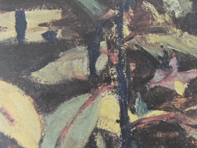 小絲源太郎、【雨後】、希少な大判額装用画集より、新品高級額装付