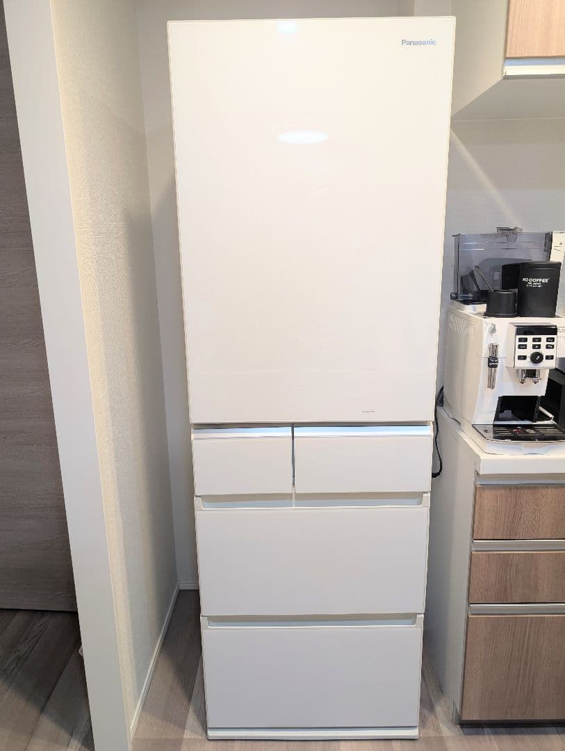 Panasonic 冷凍冷蔵庫 NR-E431GVL-W