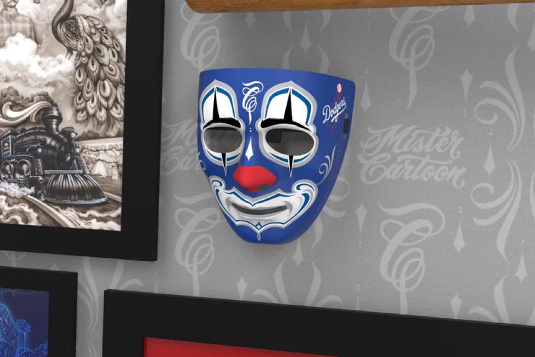 記念グッズ Mr Cartoon MLB CLOWN MASK LA.Dodgers