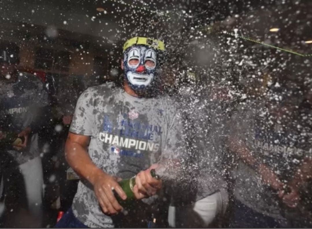 記念グッズ Mr Cartoon MLB CLOWN MASK LA.Dodgers