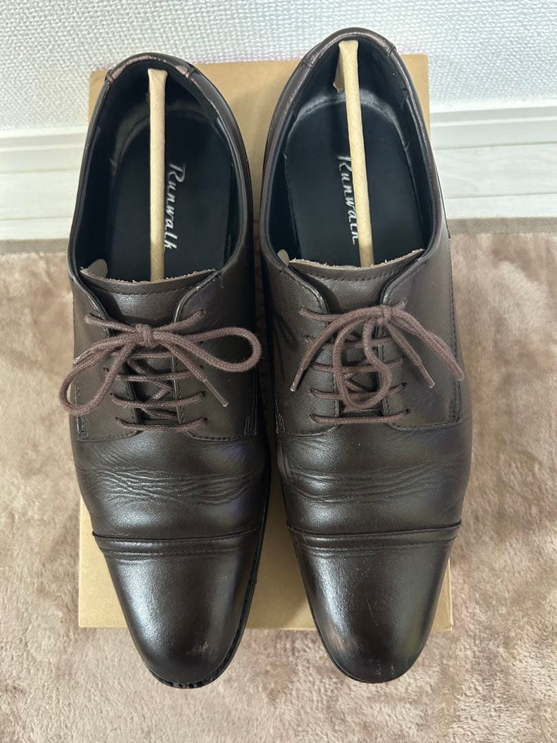 ASICS Runwalk 走れる革靴 27cm ダークブラウン