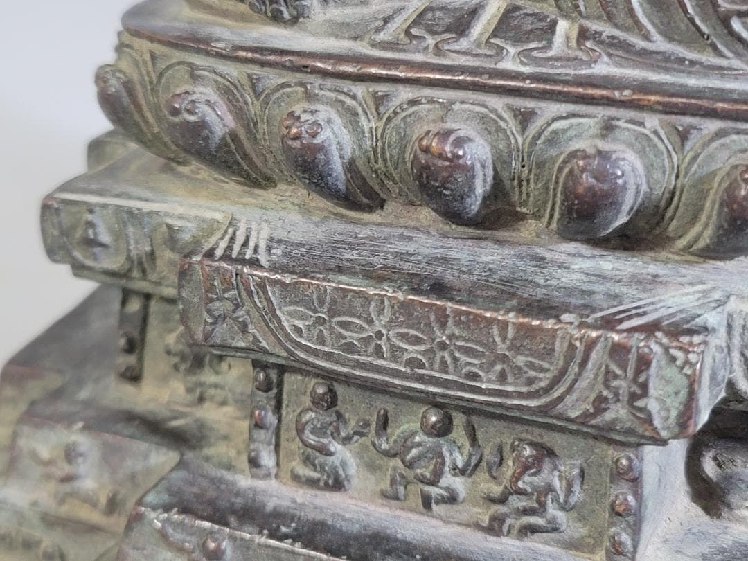 仏教美術 中国 銅 釈尊坐像