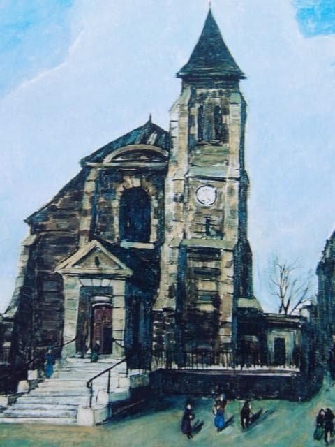 Alphonse Quizet【A la Sortie de l’Eglise】