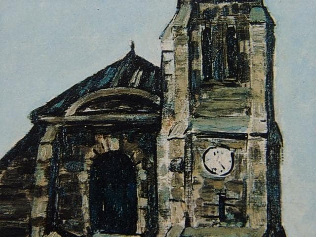 Alphonse Quizet【A la Sortie de l’Eglise】