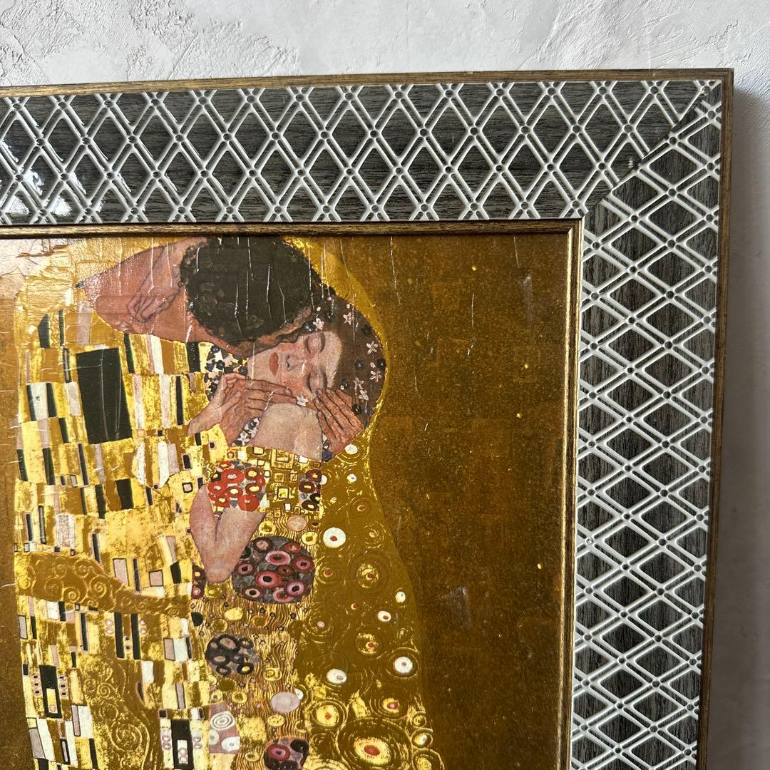瞬間的お値下げ‼️クリムト　接吻　額　Gustav Klimt The Kiss