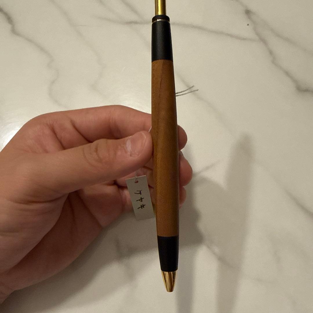 野原工芸激似　 ボナン 欅シャーペンボックス付き