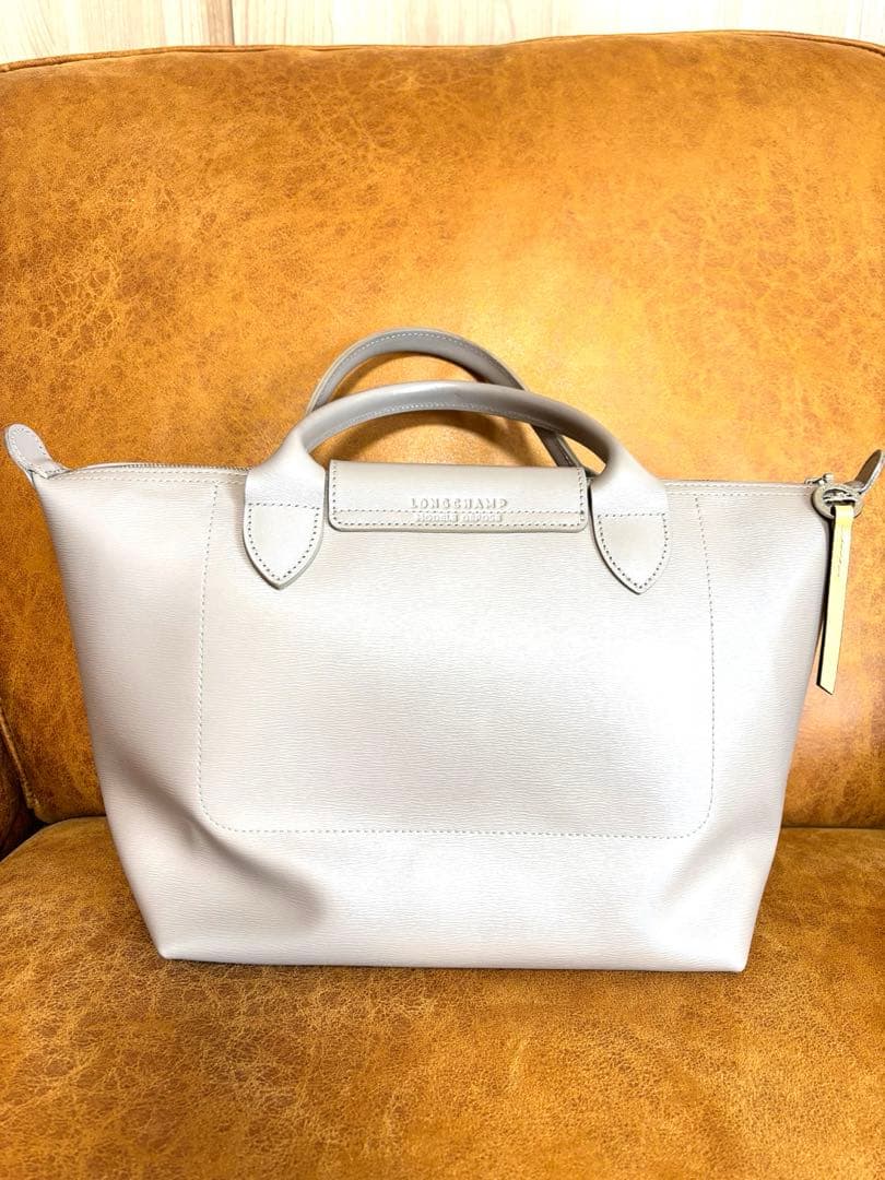 ロンシャン　プリアージュシティ　Mサイズ　トープ　グレージュ