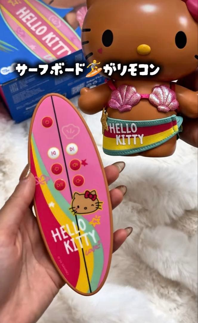 値下げ可能Hello Kitty Bluetooth スピーカーサマーサーフィン