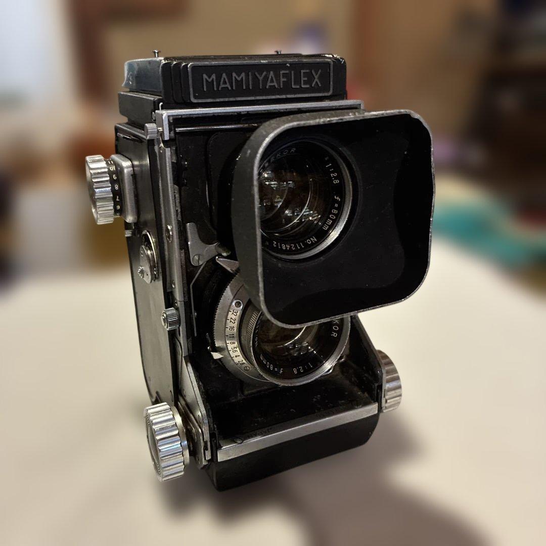 【ジャンク】Mamiyaflex 二眼レフ マミヤフレックス シャッター