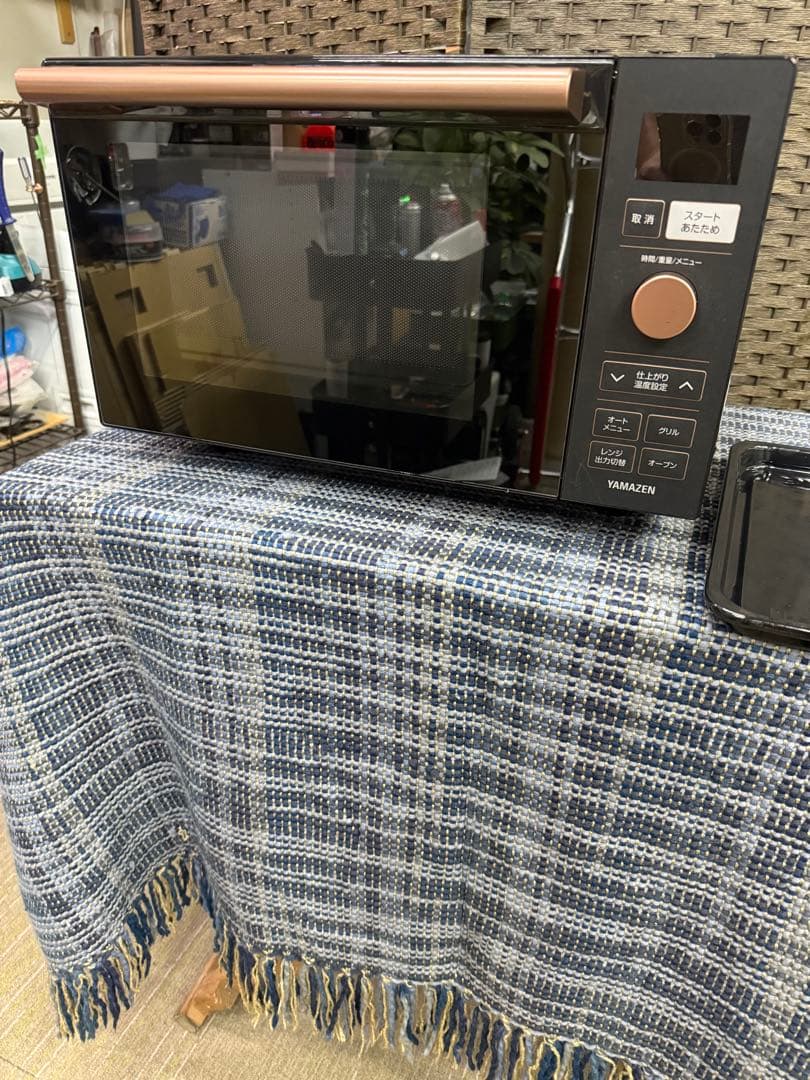 【洗浄消毒作業済】ヤマゼン　オーブンレンジ　電子レンジ　YRP-F180V