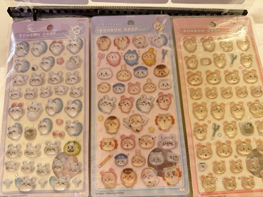 ボンボンドロップシール　まとめ シール帳完成品　バラ売り可能→追加しました！