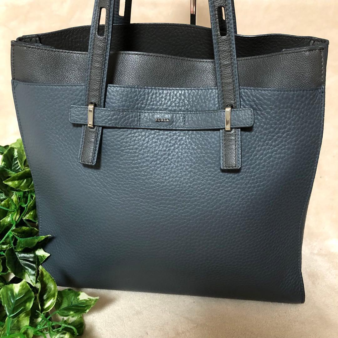 美品　FURLA　フルラ　トートバッグ　MAN GIOVE L　ジョーヴェ　A4
