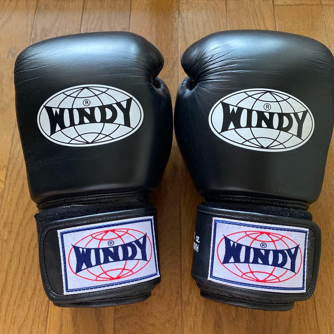 WINDY ボクシンググローブ 16oz ブラック