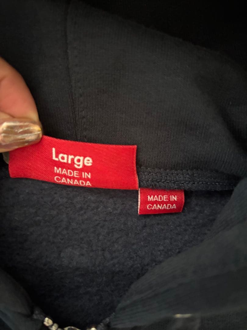 トップス S Logo Zip Up Hooded Sweatshirt