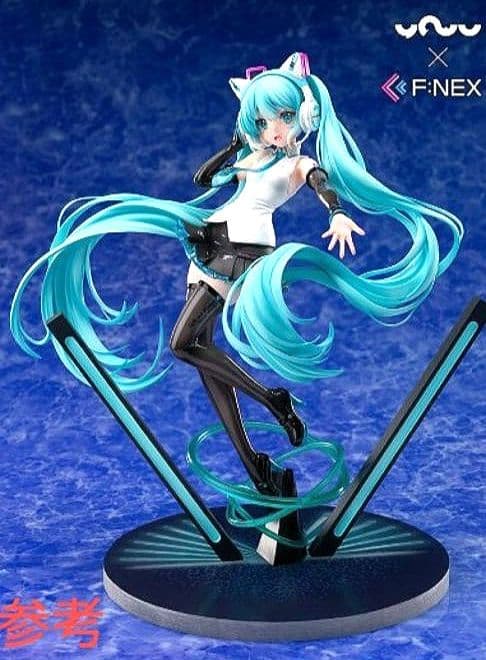 【未開封】初音ミク 猫耳ヘッドフォン F:NEX　1/7 妖舞　YOWU
