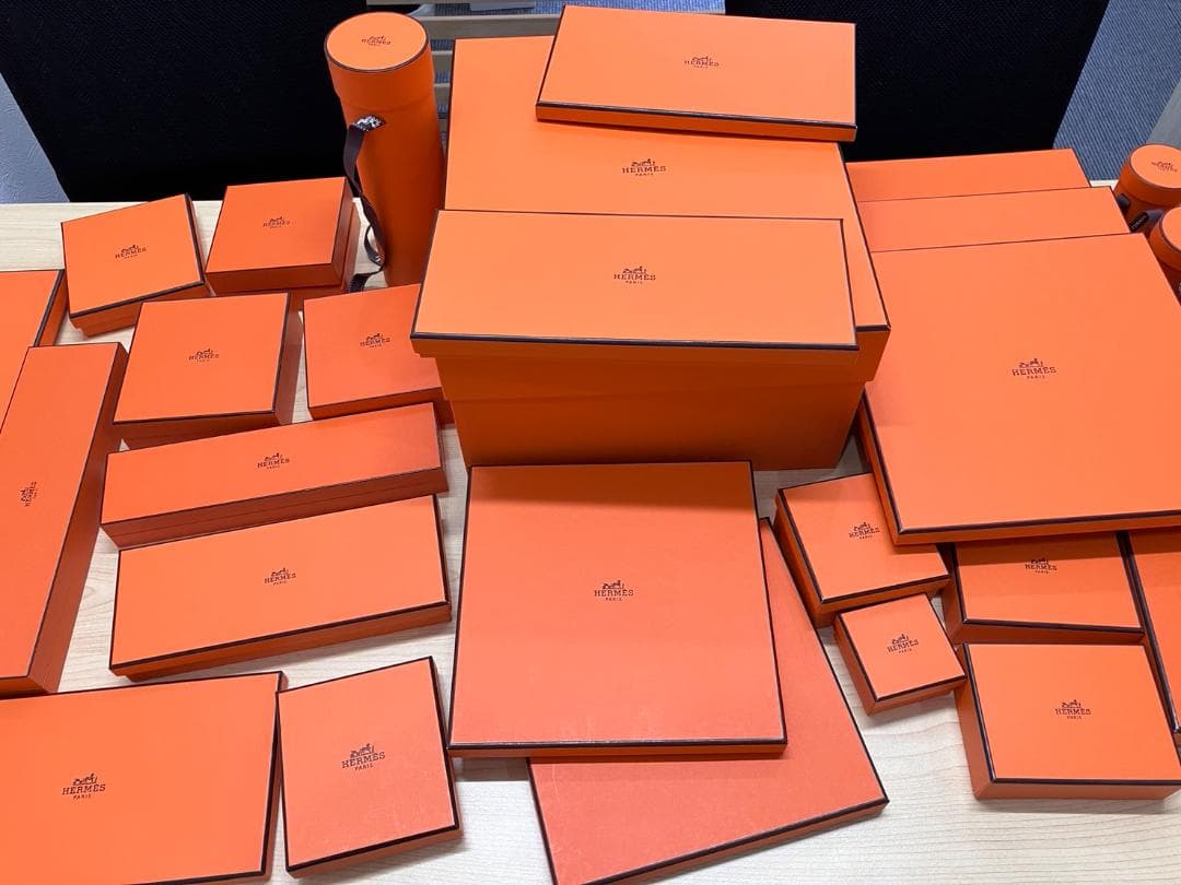 エルメス　BOX　箱のみ　計３４個　ほぼ綺麗なお品物！！多少スレ等あり