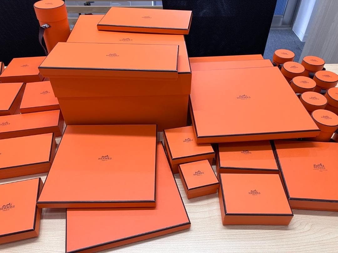 エルメス　BOX　箱のみ　計３４個　ほぼ綺麗なお品物！！多少スレ等あり