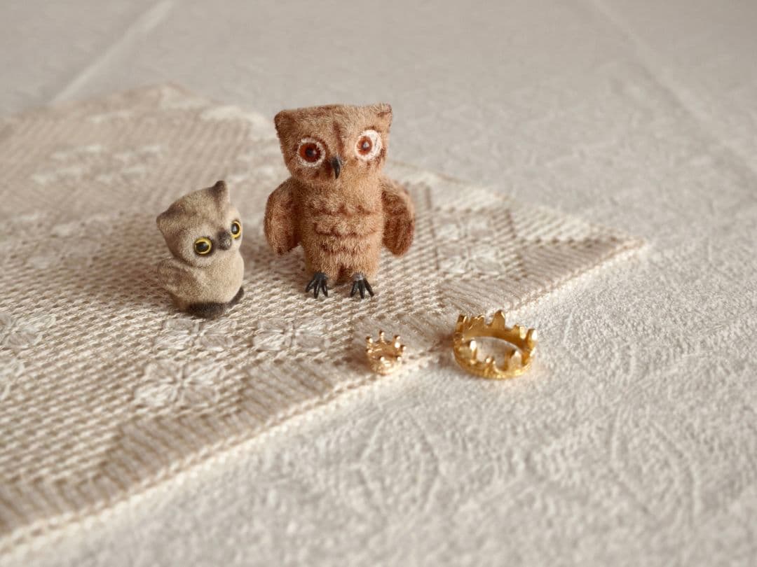 * vintage owls ❀ おちゃめな フクロウさん set