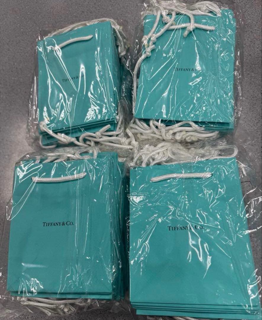 現行品Tiffanyティファニーミニショッパー紙袋100枚