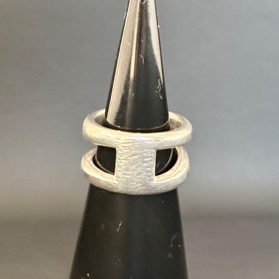 【ティファニー】ダイアゴナル リング 指輪 約8号 シルバー 925 オールド