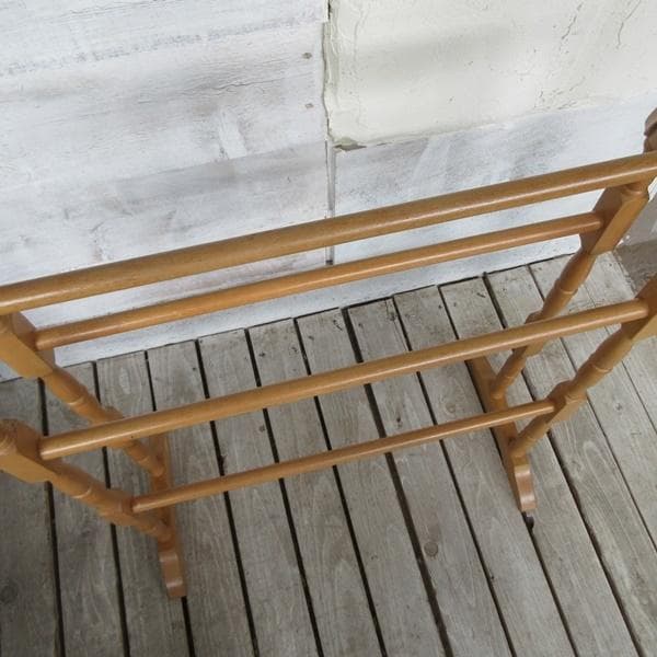 イギリス アンティーク 家具 タオルハンガー タオルレール 英国 6900d